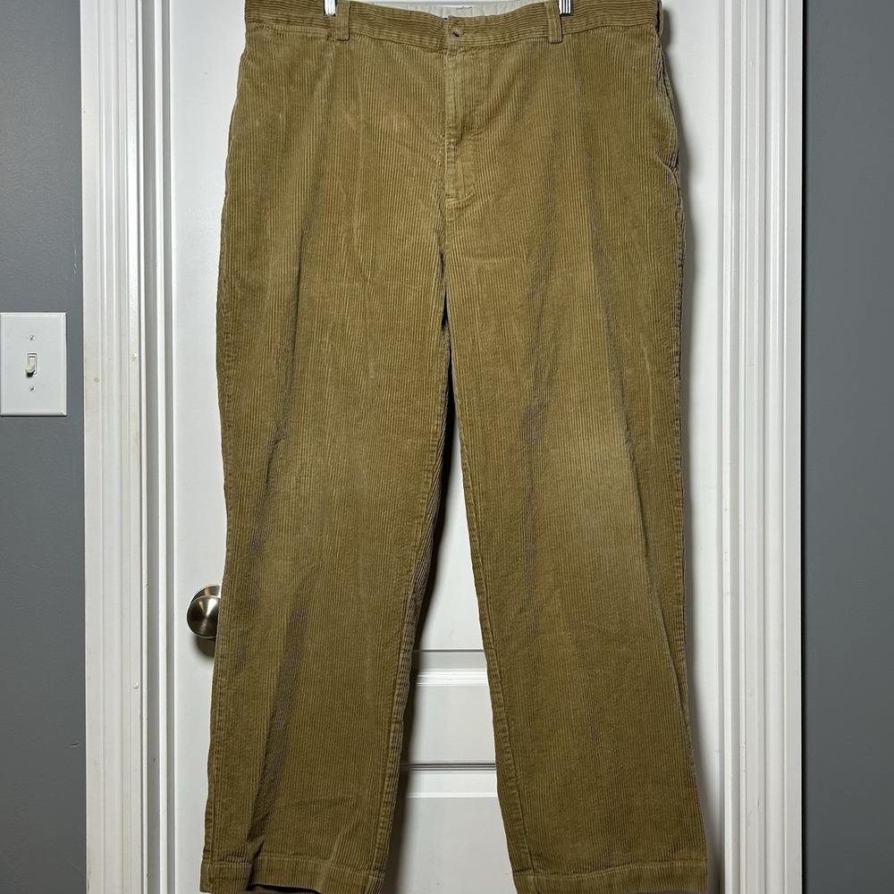 Polo Ralph Lauren Vintage Khaki Corduroy Relaxed Pants Ivy League Heritage Style